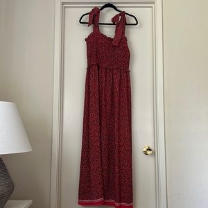 Tie strap maxi dress